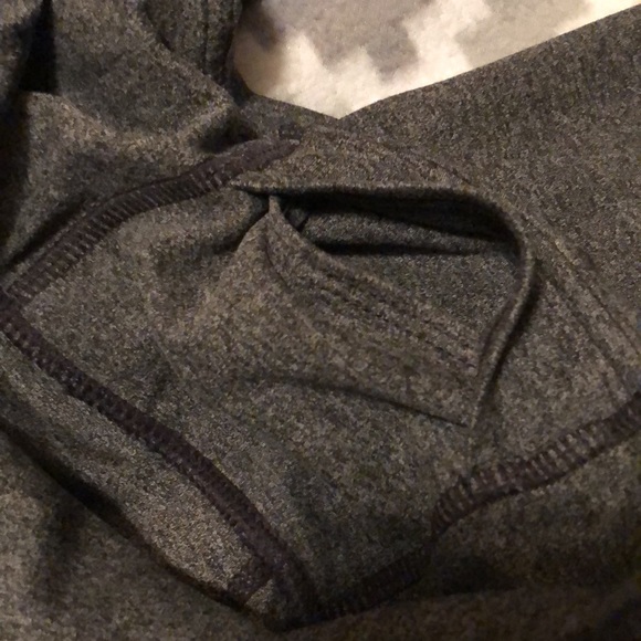 Athleta Gray W/Black Full Length Training Pant SzS - Picture 5 of 7